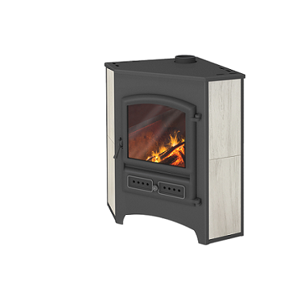 Камин ЭТНА (БКД) угловой Амазонка бай фото Камин ЭТНА (БКД) угловой Бежевый ф115 мм купить в Барановичах