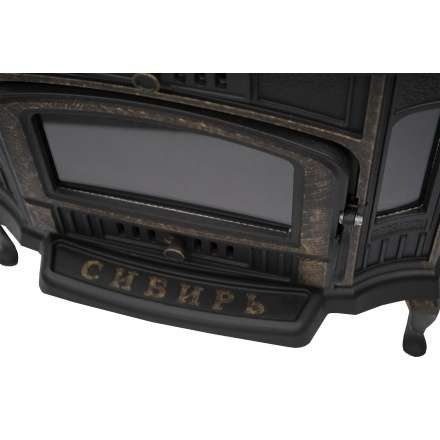 Стильная печь-камин Сибирь 10 чугунная Фото в Барановичах