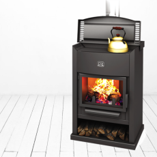 Недорогой камин с дровницей Теплодар ОВ-120 (прямой) фото в Барановичах