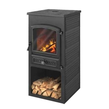 Печь-камин ЭТНА (БКД) с плитой Амазонка бай фото в Барановичах