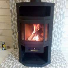 Купить стальной камин Мета-Бел Ока с плитой в Барановичах фото  в Барановичах