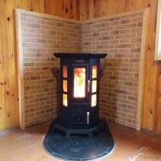 Отопительная печь Термофор Статика Квинта, чёрная бронза фото в Барановичах