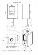 Купить стальной камин с шамотом Мета-Бел Рона в Барановичах фото в Барановичах