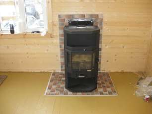 Купить большой камин с шамотом Мета-Бел Ангара-Аква в Барановичах фото в Барановичах