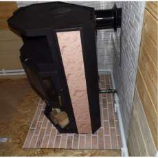 Купить стальной камин с теплообменником Мета-Бел АОТВ 9.0-03 Печора-Аква в Барановичах фото в Барановичах