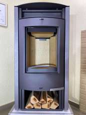 Купить стальную печь-камин Мета-Бел АОТ 7.0-01 в модификации Сена в Барановичах фото  в Барановичах