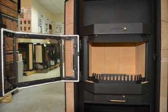 Купить недорогой камин с шамотом Печора Мета Бел в Барановичах фото в Барановичах