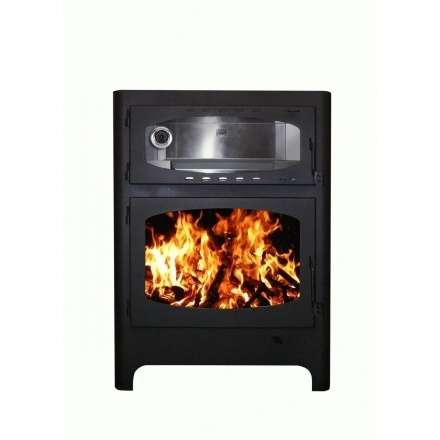 Печь-камин Бавария Эко с духовкой и плитой фото в Барановичах