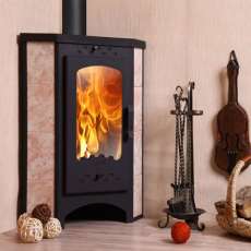 Печь-камин Бавария угловая с плитой РК 123 в Барановичах