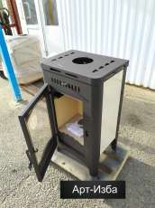 Недорогой камин со стеклом Бавария Оптима с плитой фото в Барановичах