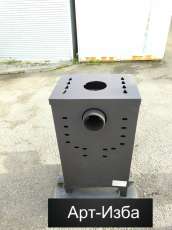 Недорогой камин со стеклом Бавария Оптима с плитой фото в Барановичах