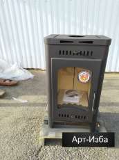 Недорогой камин со стеклом Бавария Оптима с плитой фото в Барановичах