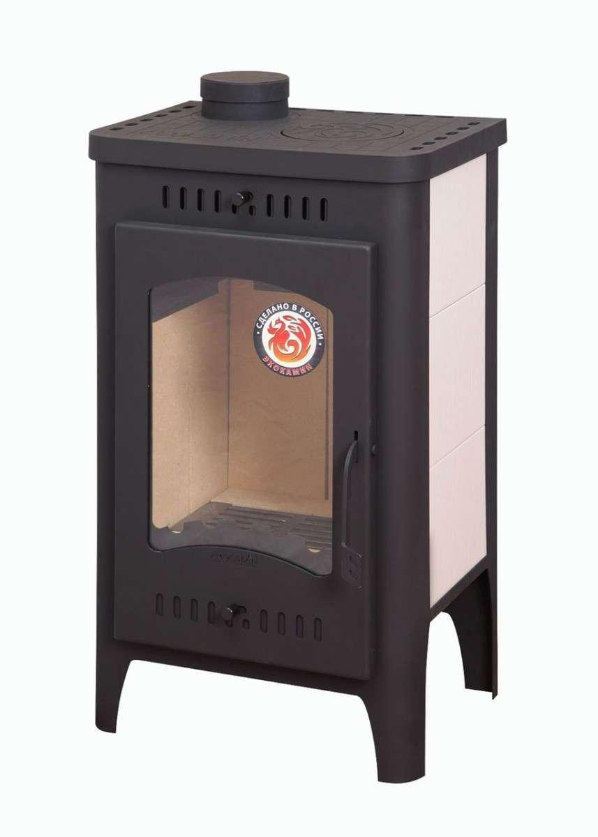 Печь-камин Бавария Оптима с плитой Амазонка бай фото в Барановичах