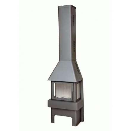 Печь-камин Бавария три стекла графит Амазонка бай фото в Барановичах