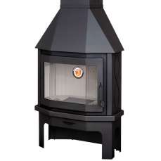 Камин Мюнхен пристенно-угловой чёрный купить в Барановичах