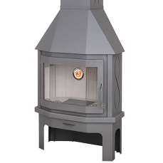 Камин Мюнхен пристенно-угловой графит купить в Барановичах