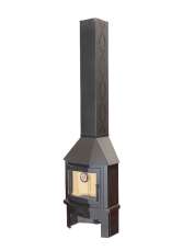 Камин Мюнхен пристенно-угловой графит Амазонка бай фото в Барановичах