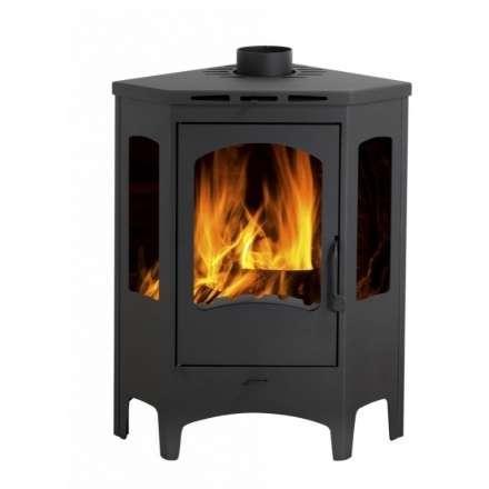 Печь-камин Бавария панорама угловая Амазонка бай фото в Барановичах