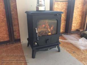 Печь-камин чугунный FireWay Paul в интерьере патина медь Амазонка бай фото в Барановичах