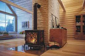 Печь-камин чугунный FireWay Demetra в интерьере Амазонка бай фото в Барановичах