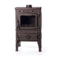 Печь-камин FireWay Dacha патина бронза Амазонка бай фото в Барановичах