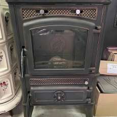 Печь-камин FireWay Dacha патина бронза в интерьере Амазонка бай фото в Барановичах