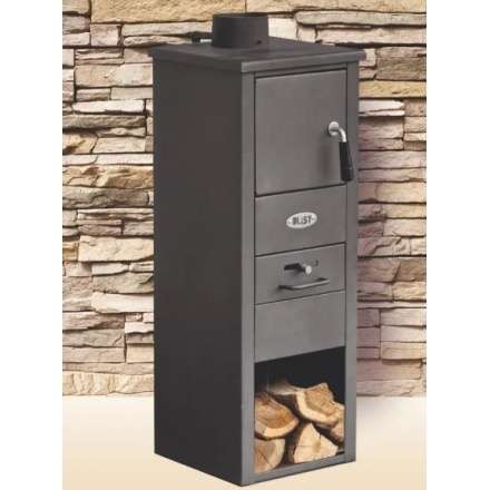 Печь-камин Blist Ekonomik LM стальная дверца фото в Барановичах