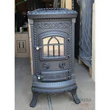 Купить Печь-камин NORDflam Plato patine чугун в Барановичах Амазонка бай фото в Барановичах