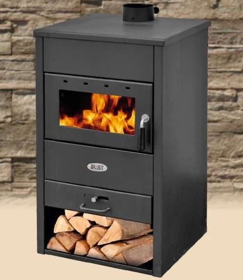 Печь-камин Blist B22 E с водяным контуром фото в Барановичах