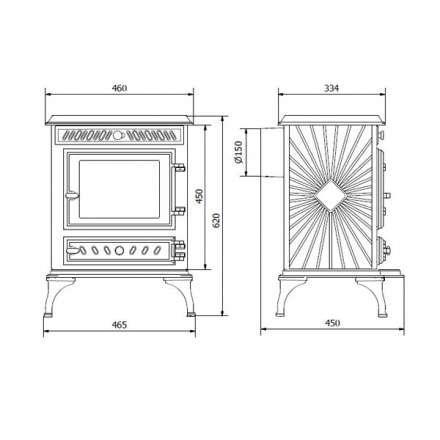 Купить Печь-камин Kawmet P3 (7.4 кВт) EKO в интерьере чугунный в Барановичах фото в Барановичах