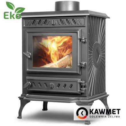 Купить Печь-камин Kawmet P3 (7.4 кВт) EKO в интерьере чугунный в Барановичах фото в Барановичах