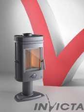 Печь-камин чугунный Invicta Mesnil в интерьере Амазонка бай фото в Барановичах