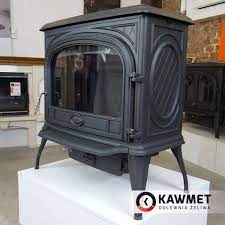 Купить Печь-камин KAWMET Premium SPHINX S6 (13,9 kW) в интерьере чугунный в Барановичах фото в Барановичах
