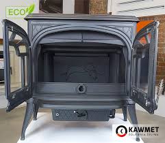 Купить Печь-камин KAWMET Premium SPARTA S10 (13,9 кВт) в интерьере чугунный в Барановичах фото в Барановичах