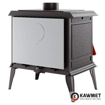 Купить Печь-камин KAWMET Premium PROMETEUS S11 (8,5 кВт) в интерьере чугунный в Барановичах фото в Барановичах