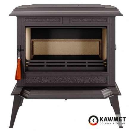 Купить Печь-камин KAWMET Premium ATHENA S12 (12,3 кВт) в интерьере чугунный в Барановичах фото в Барановичах