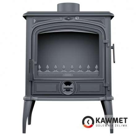 Купить Печь-камин KAWMET Premium SELENA S14 (6,5 кВт) в интерьере чугунный в Барановичах фото в Барановичах