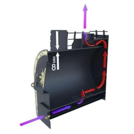 Отопительная печь Царь-печи Золовка 8 мм в Барановичах