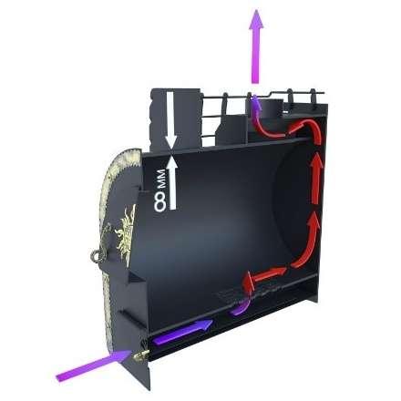 Отопительная печь Царь-печи Злата в Барановичах