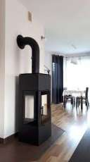 Купить Печь-камин Kratki THOR 8 View стальной в интерьере в Барановичах Амазонка бай фото в Барановичах