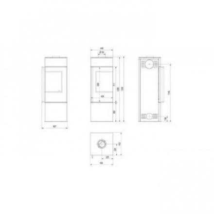 Купить Печь-камин Kratki THOR 8 в Барановичах Амазонка бай фото в Барановичах