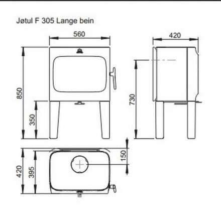Чугунная печь камин Jotul F 305 LL WHE в Барановичах