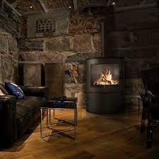 Купить Печь-камин Kratki Koza/AB/S/2 (сталь) стальной в интерьере в Барановичах Амазонка бай фото в Барановичах