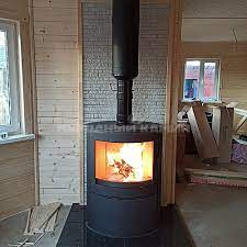 Купить Печь-камин Kratki Koza/AB/S/2 (сталь) стальной в интерьере в Барановичах Амазонка бай фото в Барановичах