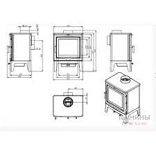 Купить Печь-камин NORDflam Ivory в Барановичах Амазонка бай фото в Барановичах