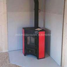 Купить Печь-камин Везувий ПК-01 (270) угловой красный 9 кВт в Барановичах в Барановичах