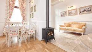 Купить Печь-камин Kratki Koza K6 с водяным контуром в интерьере в Барановичах Амазонка бай фото в Барановичах