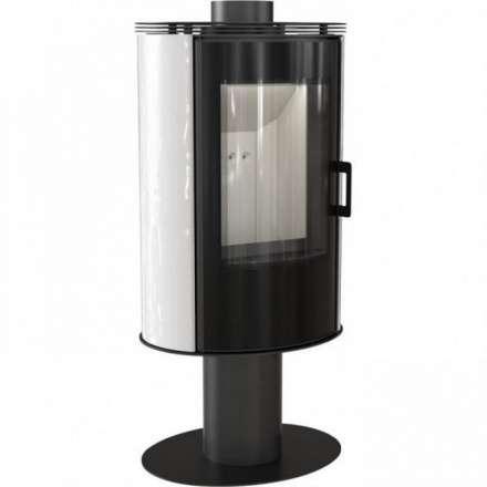 Печь-камин Kratki Koza/AB/S/NO/GLASS/Kafel/Bialy Амазонка бай фото в Барановичах