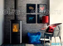 Купить Печь-камин Печь-камин Kratki Koza/AB/S/Kafel/Czarny в интерьере в Барановичах Амазонка бай фото в Барановичах