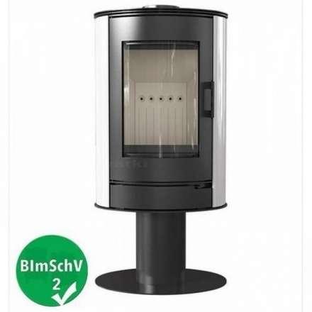 Купить Печь-камин Kratki KOZA/AB/S/N/KAFEL/BIALY (кафель белый) в интерьере в Барановичах Амазонка бай фото в Барановичах